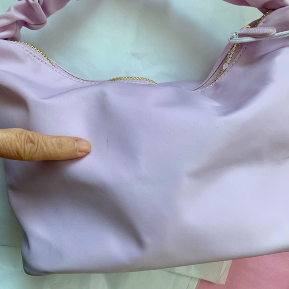 NWT Stoney Clover Lane Scrunch Handle bag Lilac - Picture 15 of 16